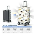 thumbnail image 4 of Yiaed Cute Cat Print Travel Luggage Cover Suitcase Protector Fits 18-32 Inch Luggage Wheel Covers Patterned Elastic Luggage Anti-scratch（No luggage）-Medium, 4 of 5