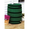thumbnail image 2 of Good Ideas RW40-DR-GRN Rain Wizard Rain Barrel 40-Gallon Darkened Ribs, Green, 2 of 6