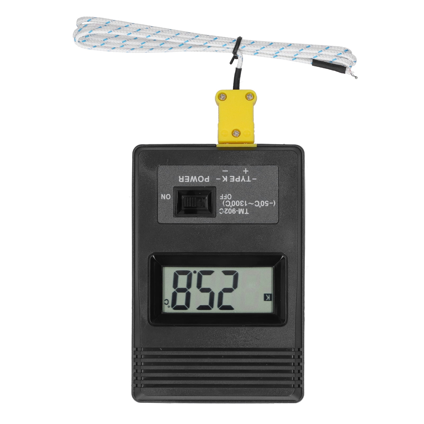 T C Temperature Meter,Digital Temperature Meter LCD Digital Temperature Meter Display Thermometer Multi-Functional