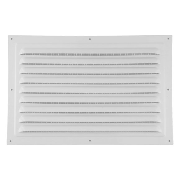 Louver Air Vent Grille Ventilation Cover Aluminum White Wall Grilles Duct Heating Cooling & Vents Plate Insect Screen Cover