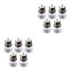 thumbnail image 3 of Kearding Portalámparas LED elegante de 5 piezas con base de lámpara de bombilla de bajo consumo Fácil instalación Elegante y con estilo U: U: Exterior B22 interior 2Conjunto, 3 of 6