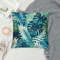 thumbnail image 2 of GOSMITH  Natural Mulberry Pillowcase for Hair and Skin, Mulberry Bed Pillow Case with Zipper,  Organic Pillowcase with Green Monstera Print, 2 of 5