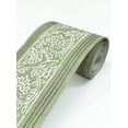 thumbnail image 3 of Chesapeake Carved Floral Green Trim Wall Border, 3 of 3
