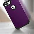 thumbnail image 7 of Dteck iPhone 8 Plus Case, Dteck Heavy Dual Layer Rugged Shockproof Case Hard PC Protective Back Cover For Apple iPhone 8 Plus, Purple, 7 of 7