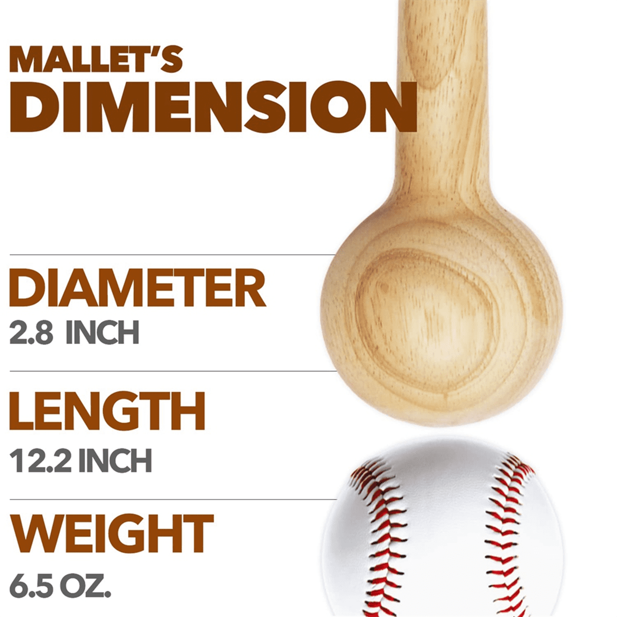 Marteau de baseball une pièce pour la pause, équipement de
