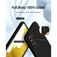thumbnail image 2 of 3 in 1 for Samsung Galaxy S22 Plus Case, with 2 Pack Screen Protector, with Full Camera Cover Protection，Liquid Silicone Slim Shockproof Protective s22+ Phone Case [Microfiber Lining] (Black), 2 of 6