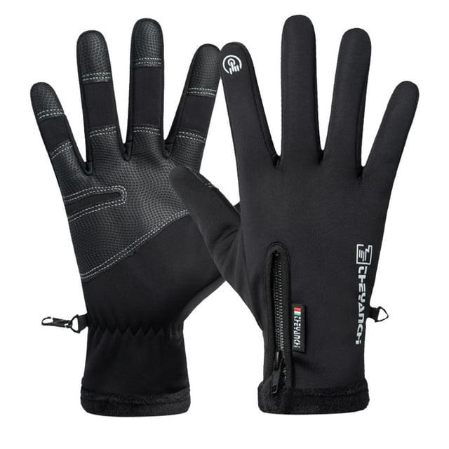 ZZwxWA My Order Riding Gloves Keep Warm In Winter Plus Velvet Screen Windproof Motorcycle Fitness Outdoor Sports Gloves