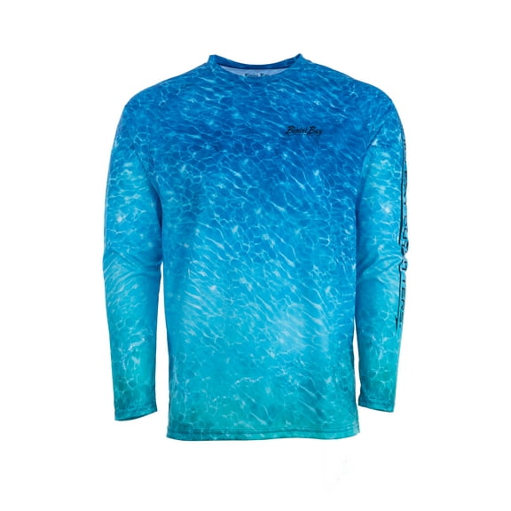 Bimini Bay Outfitters Deep Sea Camo Men's Long Sleeve Shirt