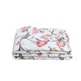 thumbnail image 4 of Marina Decoration Rich Printed Stitching Coverlet Bedspread Ultra Soft Summer Bedding Quilt Set with Quilted Sham, Pink Floral and Birds Pattern, 4 of 8