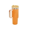 thumbnail image 1 of Termo Acero Inoxidable 40 OZ, Termos para Cafe, Termo con Popote Tapa y Asa, 1.2 Litros, Vasos Termicos Frio y Caliente, Aisladaal Aspiradora, Ideal para Agua, Te Helado o Cafe, Licuado, 1 of 5