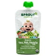 thumbnail image 3 of CoComelon Sprout Organics Stage 3 Baby Food, Organic Yes, Yes, Veggie, 3.5 oz Pouches (6 Pack), 3 of 10