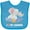 Turquoise, variant on Inktastic I Love My Grandpa Cute Elephants with Moon and Stars Boys or Girls Baby Bib
