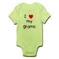 thumbnail image 1 of CafePress - I Love My Grams Infant Bodysuit - Baby Light Bodysuit, 1 of 1