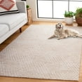 thumbnail image 3 of SAFAVIEH Abstract Dania Diamond Area Rug, Beige/Ivory, 8' x 10', 3 of 11