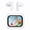 White, variant on Wireless Earbuds with Smart Touch Screen, ANC ENC Noise Cancelling, 60H Deep Bass, Bluetooth 5.4 with IPX7 Waterproof, 7 EQ Modes for Sports Workout