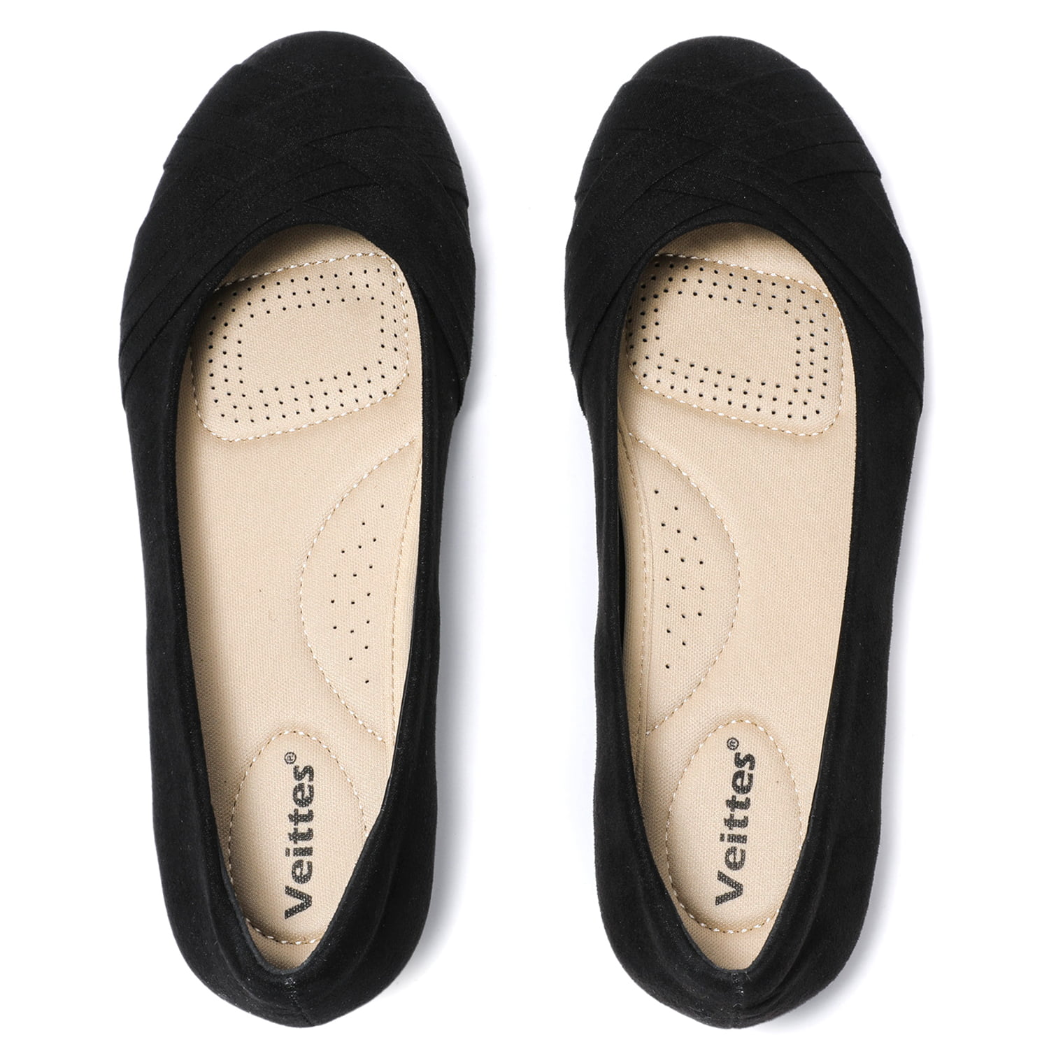 Comfortable Round Toe Classic Cute Slip-on Ballet Flats. Ataiwee Women's Flat Shoes 