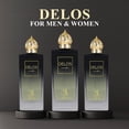 thumbnail image 3 of Delos by Arif Perfumes – Premium Woody Oriental Eau de Parfum for Men & Women – Cognac, Oak, Tonka Bean, Vanilla, Praline, Sandalwood – Long-Lasting Unisex Fragrance – 3.4 oz, 3 of 7