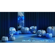 AIZHIWENG LED Light Bulb, 5W A19 Decorative Flame Lamp E26 Medium Base, 2-Pack Blue