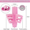 thumbnail image 2 of Pencil Grips -Children Pen Writing Aid Grip Set Posture Correction Tool Compatible With Kids Preschoolers Children,Hollow Ventilation (4Pcs), 2 of 5