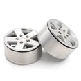 thumbnail image 2 of Yeacher Aluminum Alloy Wheel Rim Beadlock Wheel Rims Hub 4pcs 2.2inch Replacement for 1/10 TRX4, 2 of 8
