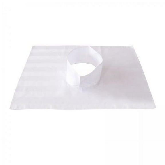FITYLE 2xMassage Table Cover Sheet with Face Hole for Beauty Salon SPA Massage Tables White , White , 2 Pcs