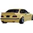 thumbnail image 3 of Ikon Motorsports Trunk Spoiler Compatible with 1992-1998 BMW E36 3-Series RB Style Unpainted Black PU Polyurethane Plastic Rear Trunk Lid Spoiler Wing Lip, 3 of 5
