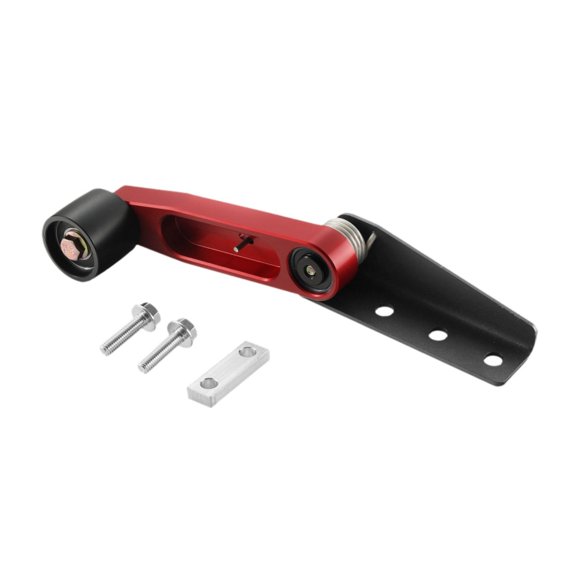 Kit de accesorios de aluminio para motocicleta con tensor de correa estabilizador de alta eficiencia Rojo