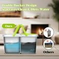 thumbnail image 2 of Masthome Spin Mop with Mop Buckets Wringer System for Floor,Mop Set with 3 Microfiber Mop Pads, 2 of 7