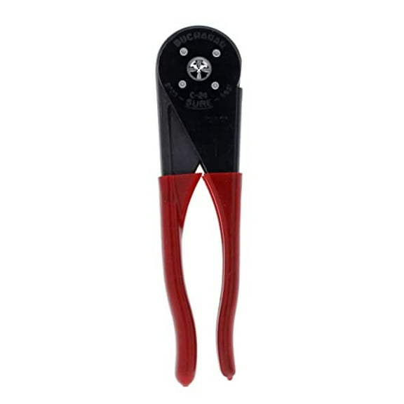 Crimp Tool, INC. C24 Four-Way Wire Crimper – Spring Loaded, Fingertip Adjustment for Electrical Connectors & Terminals, Ideal for Everyday Use