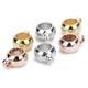 thumbnail image 3 of 100 piezas de conectores de joyería europeos, cuentas para collar, pulsera y colgante. oro, 3 of 9