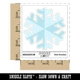 thumbnail image 2 of Snowflake Winter Car Window Bumper Water Bottle Phone Tablet Laptop Waterproof Vinyl Decal Sticker Set 5-Pack - Gloss Finish - 3.0", 2 of 7
