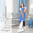thumbnail image 2 of Costway 1500W Electric Steam Mop Cleaner Steamer Floor Carpet Cleaning Machine, 2 of 9