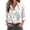 White, variant on WTOBBY Women's Floral Print Button Down Long Sleeve Shirt, Classic Collar Casual Blouse Top with Soft Texture, Perfect for Spring Fall Office and Weekend,Beige L