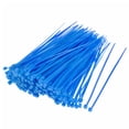 thumbnail image 2 of Uxcell 4-Inch 0.07-Inch Cable Ties Self-Locking Zip Ties Nylon Blue  500 Pack, 2 of 5