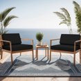 thumbnail image 4 of idee-home Outdoor Cushions for Patio Furniture, Outdoor Seat Cushions 26.5 x 26.5 Waterproof & Fade Resistant Couch Sofa Replacement Deep Couch Chair Cushion for Yard Garden Deck, 4 of 8