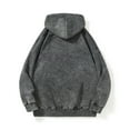 thumbnail image 4 of Men's Vintage Washed Hoodie Comfortable and Stylish Pullover Sweatshirt with Front Pocket Perfect for Casual Wear, 4 of 5