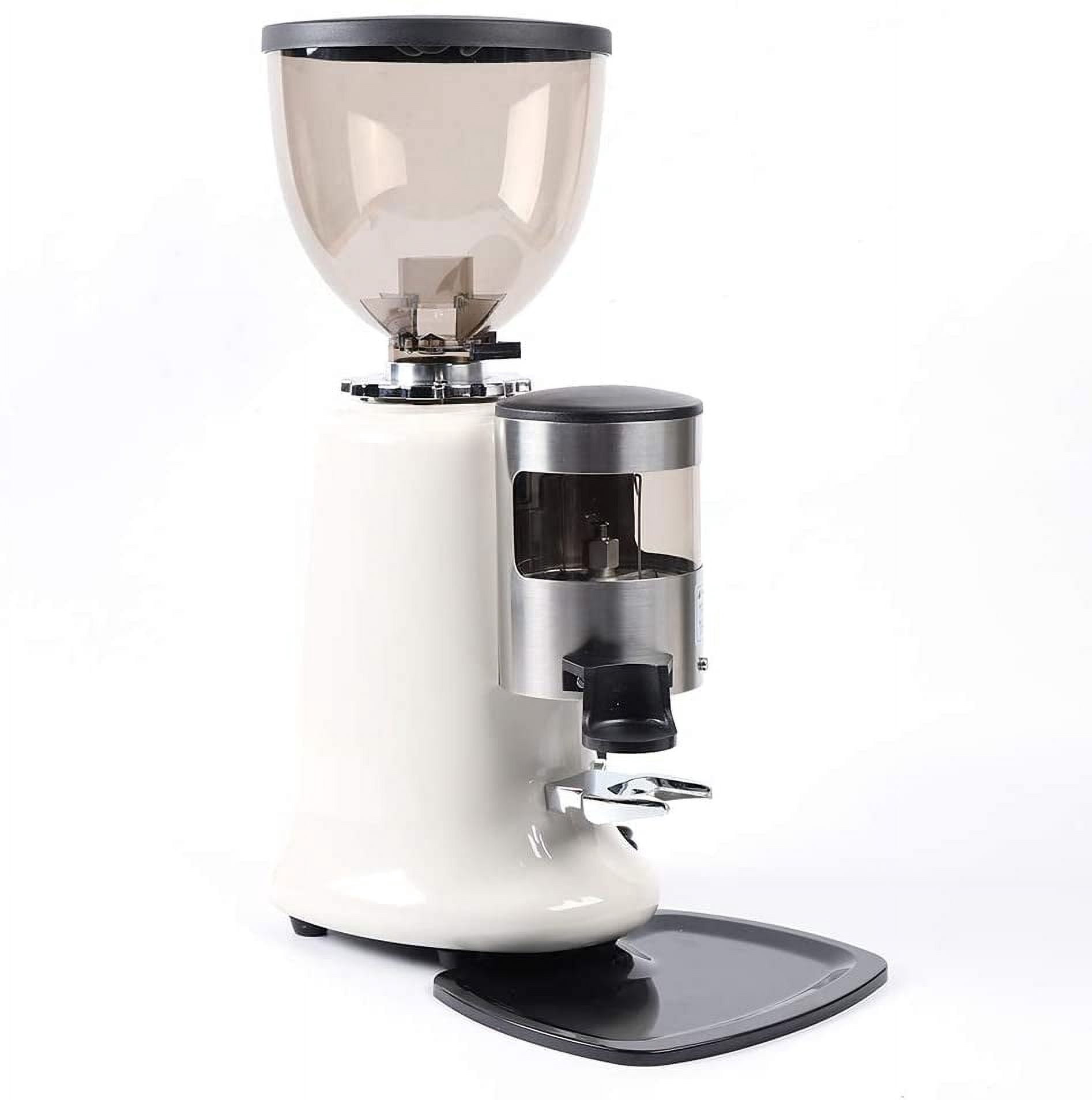 Fetcoi, Commercial Coffee Grinder Electric Burr Coffee Bean Grinder Grinding Machine Heavy Duty Cast Aluminum Body