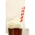 thumbnail image 5 of Kikkerland Red Striped Design Paper Straws - Box of 144, 5 of 5