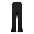 thumbnail image 5 of Pantalon en Lin Évasé Taille Haute Décontracté d'Été pour Femmes, Confortable et Élégant, 5 of 5