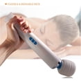 thumbnail image 2 of WandMassager-20VibrationPatterns8PowerfulSpeeds,USBRechargeableHandheldPersonalBodyMassagerforMuscleAchesandSportsRecovery, 2 of 6