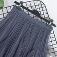 thumbnail image 4 of ClodeEU Women's Tulle High Waisted A Line Midi Skirt ,Flowy Slimming Casual Skirt Gray,Womens Plus Free Size, 4 of 8