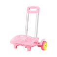 thumbnail image 2 of koolsoo Backpack Trolley Stair Climbing Cart Folding Hand Cart for Home Office Boxes Pink, 2 of 9