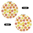 thumbnail image 2 of Kdxio Lemon Orange Pocket Mirror, 1X/2X Travel Makeup Mirror 2-Sided Folding Small Mirror Portable Double-Sided Magnifying Cosmetic Mirror for Gift-Round Shape, 2 of 9