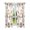Cute Beaver and Leaf, variant on Sheer Curtains 2 Panels Set Grommet Drapes Window Treatments Light Filtering for Bedroom Living Room W42 x L63 Sketches Numbers and Character
