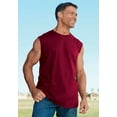 thumbnail image 5 of KingSize Men's Big & Tall Shrink-Less Lightweight Muscle T-Shirt - 9XL, Heather Grey, 5 of 5