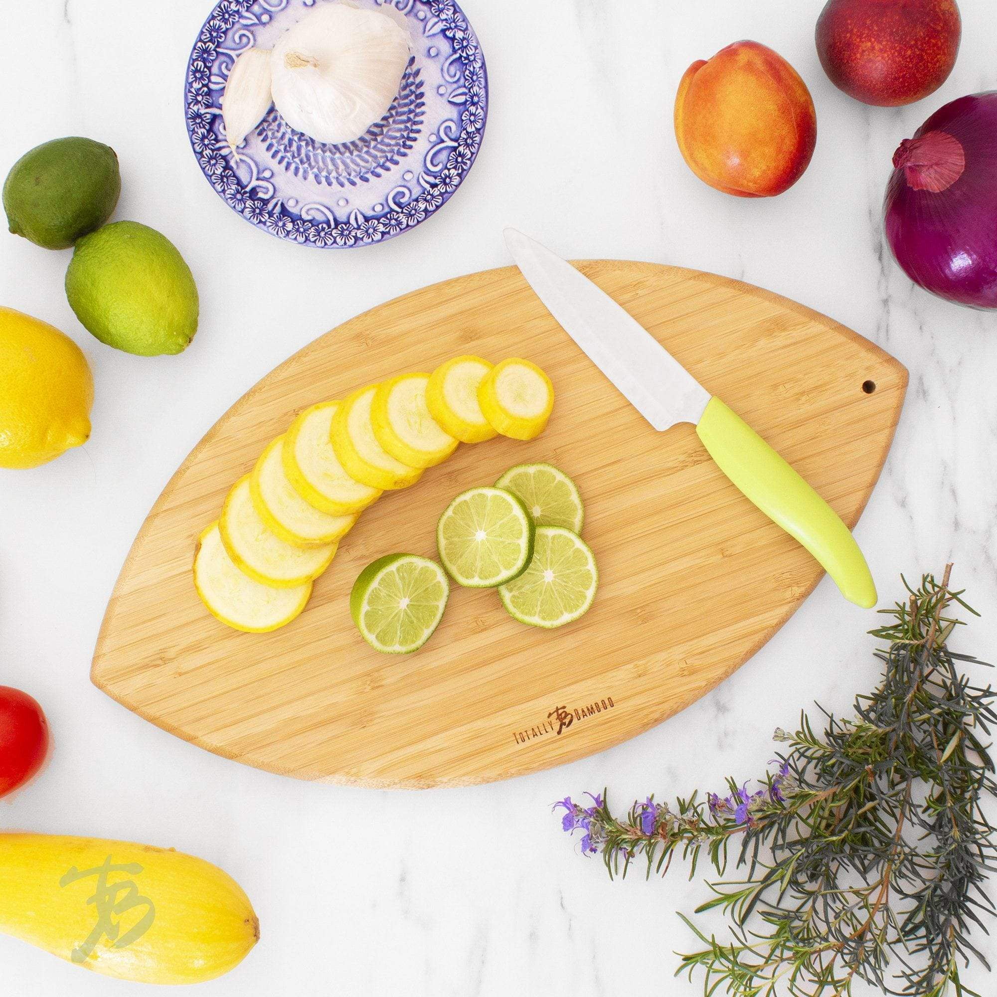 Custom Football Bamboo Cutting Board