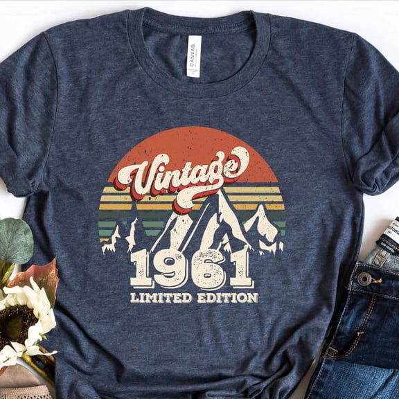 62Nd Birthday Shirt,Vintage 1961 Shirt,62Nd Birthday Gif For Women,62Nd Birthday Gift For Men,62Nd Birthday Best Friend, 62Nd Birthday Woman Unisex S-5XL Hot Trending Shirt, Vintage Birthday Gift