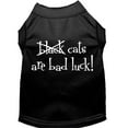thumbnail image 3 of Pet Dog  Cat Shirt Screen Printed, "Black Cats Are Bad Luck", 3 of 10