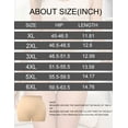 thumbnail image 7 of Plus Size XL-6XL BoyShorts Underwear for Women High Waisted Panties Stretch Boxer Boxer Briefs 4 Pack, 7 of 7