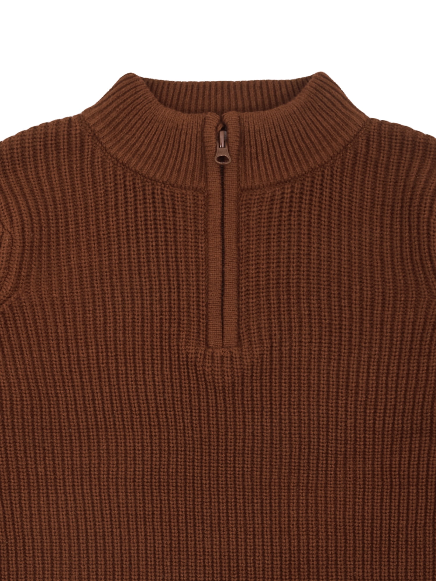 Wonder Nation Toddler Boys Quarter Zip Sweater, Sizes 12M-5T